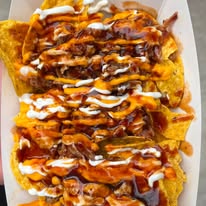 Pulled pork nachos